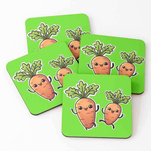 Item preview, Cute dancing carrots designed and sold by Kiskadee-Draw.
