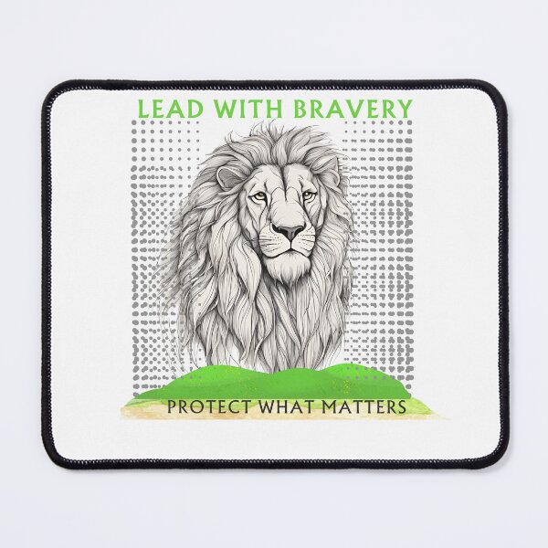 Item preview, Lead With Bravery designed and sold by LevelUpYourMotivation.