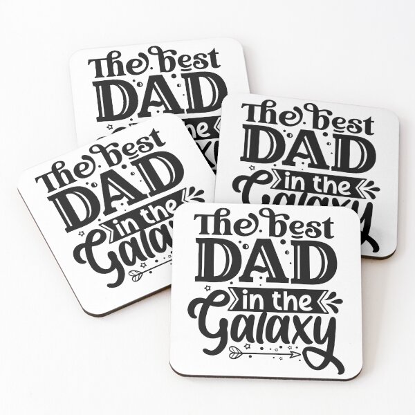 Item preview, Fathers day Best dad in the galaxy designed and sold by Marc Molenaar.