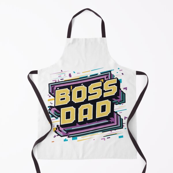Item preview, Boss Dad Retro Video Game Cover: Pixel Art Edition Father's Day Gift designed and sold by HahaHandlesHub.