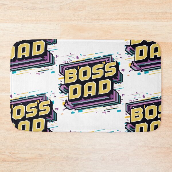Item preview, Boss Dad Retro Video Game Cover: Pixel Art Edition Father's Day Gift designed and sold by HahaHandlesHub.