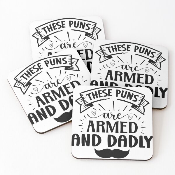 Item preview, Fathers day Puns are armed and dadly designed and sold by Marc Molenaar.
