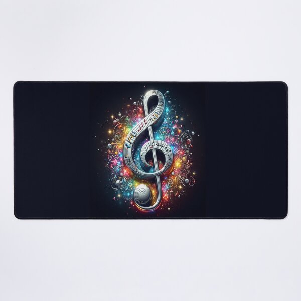 Item preview, A Treble Clef In A Cloud Of Color AI Generated designed and sold by BrightrDayMusicArt.