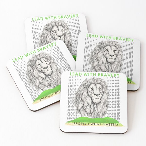 Item preview, Lead With Bravery  designed and sold by LevelUpYourMotivation.