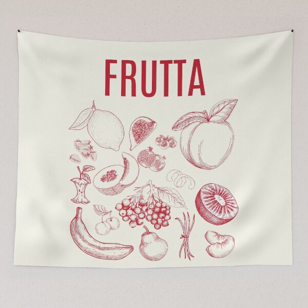 Item preview, Retro Italian Frutta Kitchen Poster designed and sold by madilafemina.