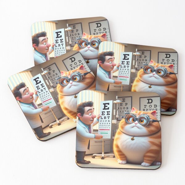 Item preview, Myopic cat designed and sold by Catsmoment.