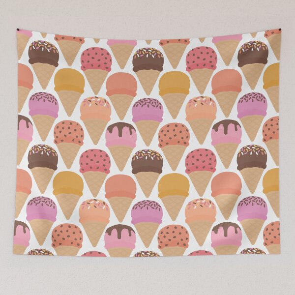 Item preview, Ice-Cream Cones - pinks designed and sold by littlearrow.