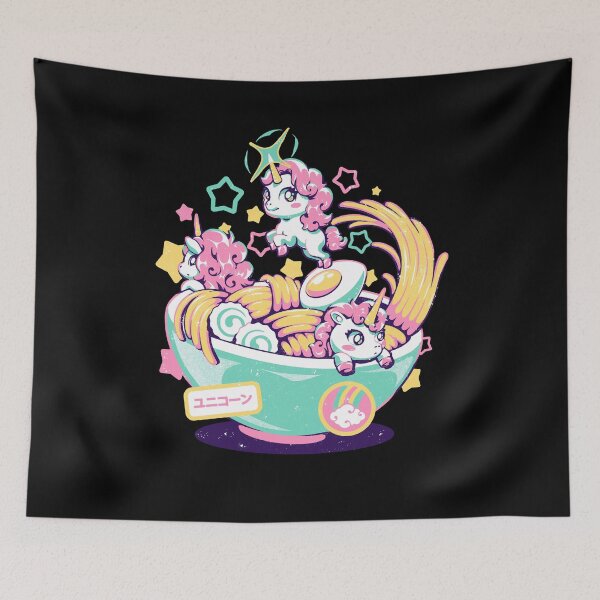 Item preview, Unicorn Bowl - Cute Geek Food Ramen Japanese Magic Unicorns Gift designed and sold by EduEly.