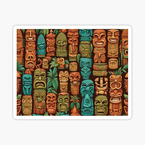 Item preview, Tiki-Collage designed and sold by MB-Hippo.