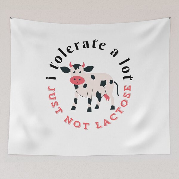 Item preview, I Tolerate A lot Just Not Lactose, Sarcastic, Meme T-shirt designed and sold by Alicja Wieczorek.