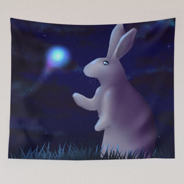 Aperçu de l'œuvre Le lapin et les fées créée et vendue par AvalonUnmuzzled.