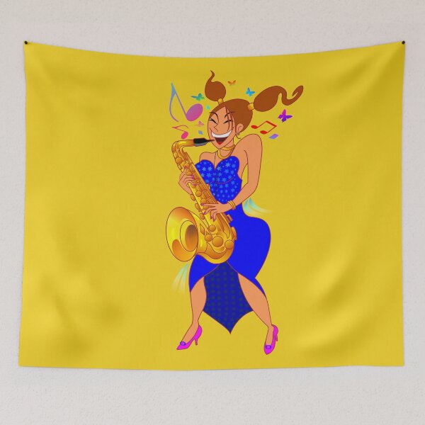 Item preview, Saxophone Girl designed and sold by ItaloBaudo.