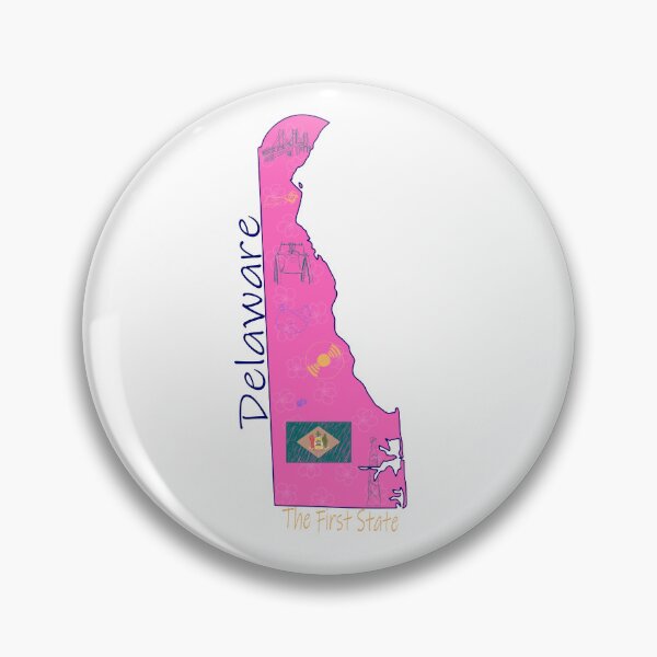 Item preview, State Icons Delaware designed and sold by Hex3Gone.