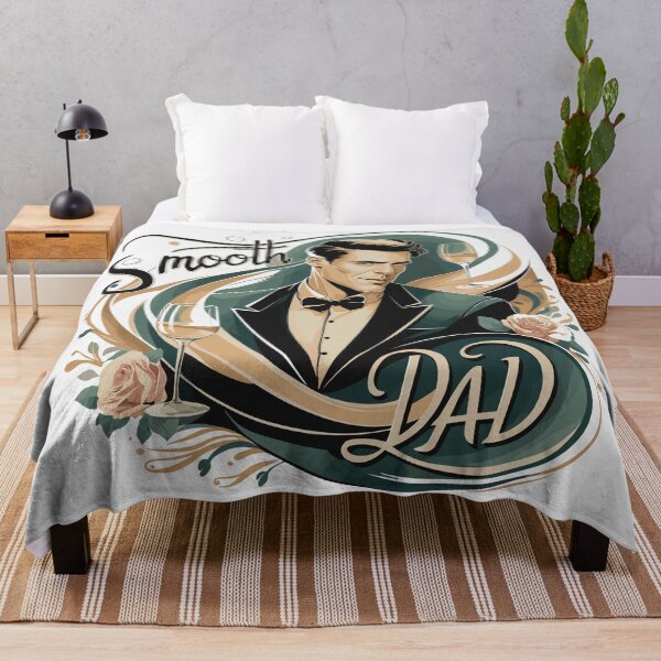 Item preview, Smooth Dad: Suave and Sophisticated Retro Father's Day Art designed and sold by HahaHandlesHub.