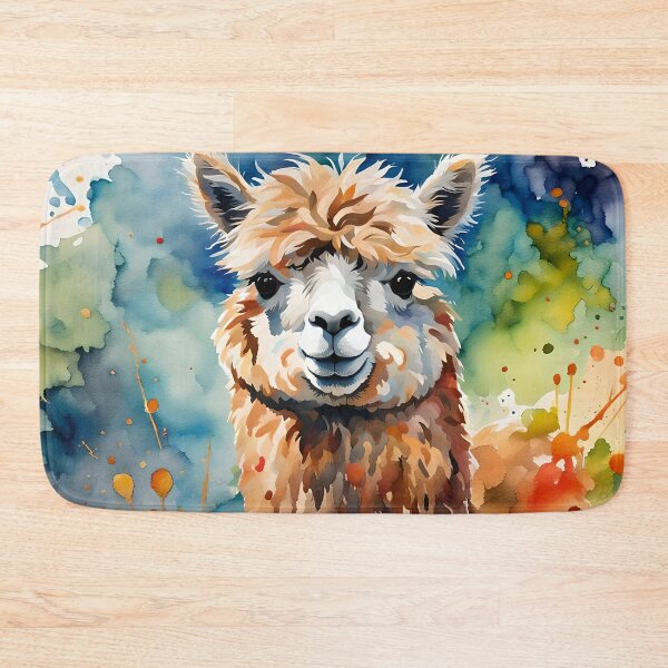 Item preview, Suri Alpaca - World Wildlife Watercolour Style designed and sold by Country-Artist.