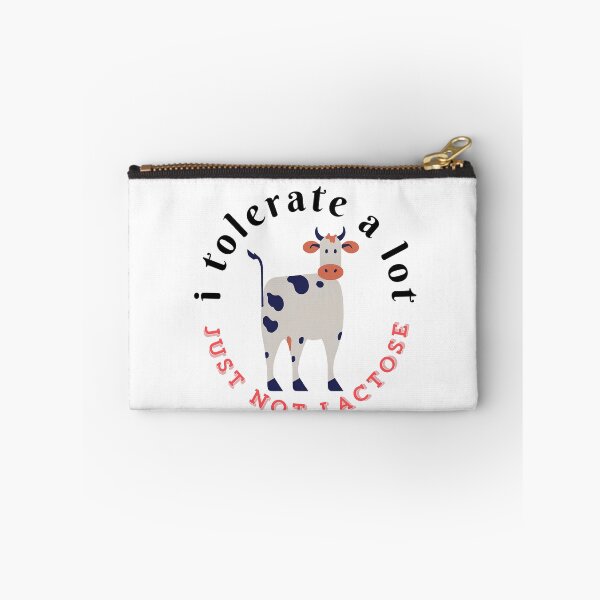 Aperçu de l'œuvre Je tolère beaucoup mais pas le lactose, T-shirt Meme créée et vendue par Alicja Wieczorek.