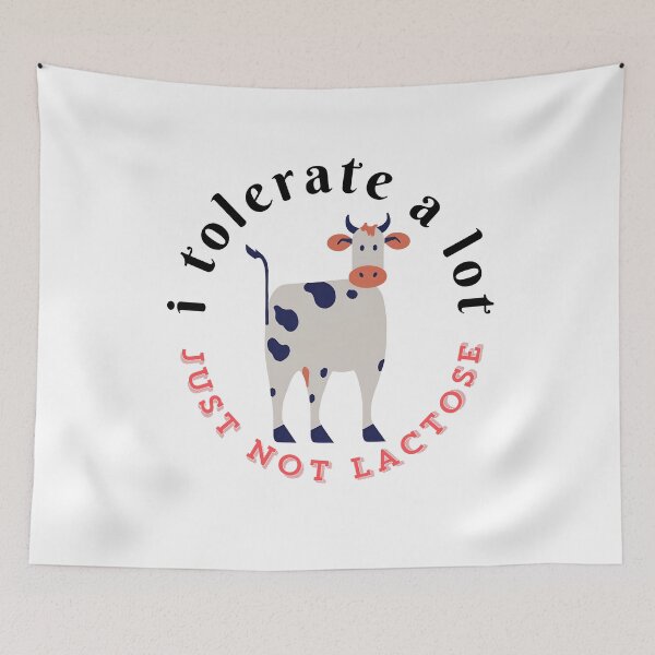 Item preview, I Tolerate A lot Just Not Lactose, Meme T-shirt designed and sold by Alicja Wieczorek.