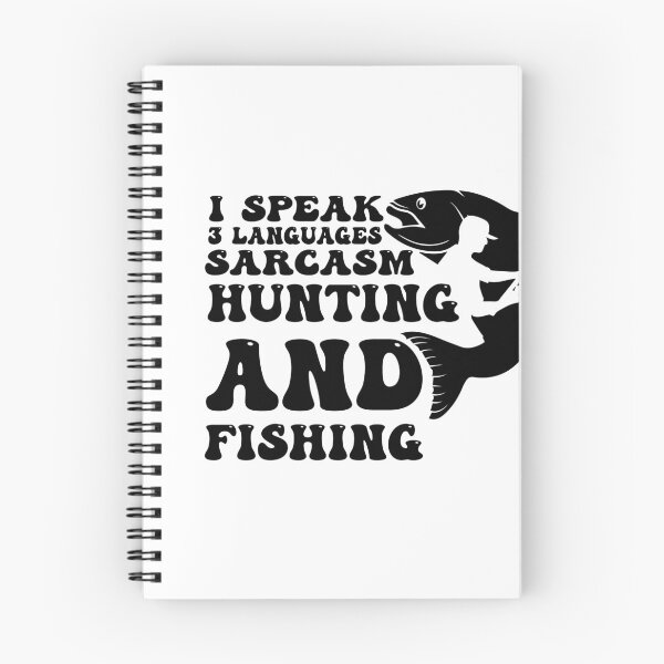 Item preview,  I Speak 3 Languages Sarcasm Hunting and Fishing, Funny Hunting Lovers Gift  designed and sold by Felinefinesse.