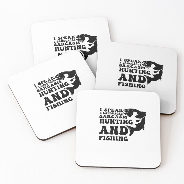 Item preview,  I Speak 3 Languages Sarcasm Hunting and Fishing, Funny Hunting Lovers Gift  designed and sold by Felinefinesse.