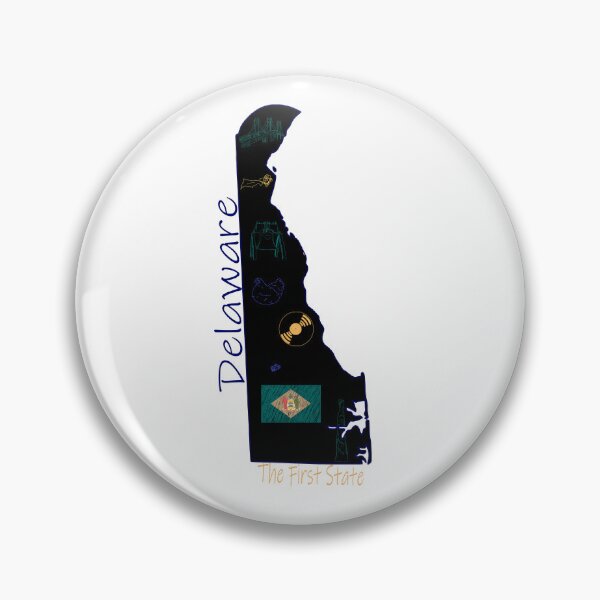 Item preview, State Icons Neon Delaware designed and sold by Hex3Gone.