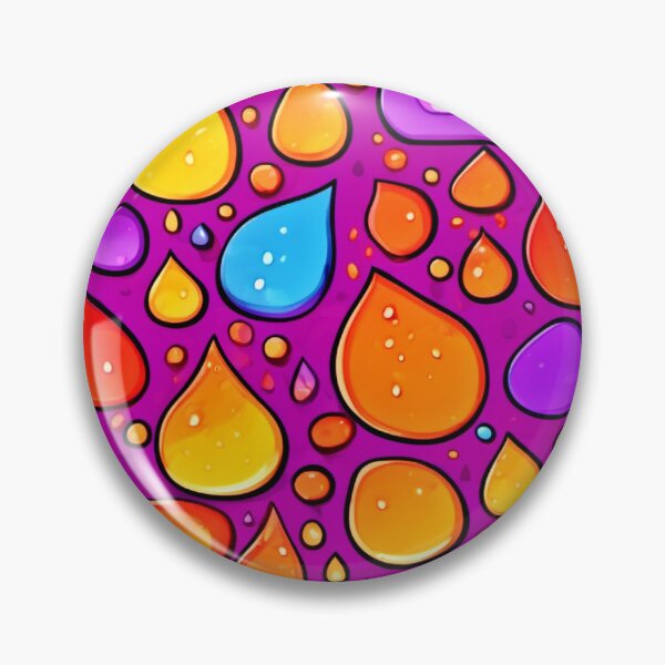 Item preview, Colorful Raindrop Pattern Art designed and sold by Health And Fitness Posts e-Store.