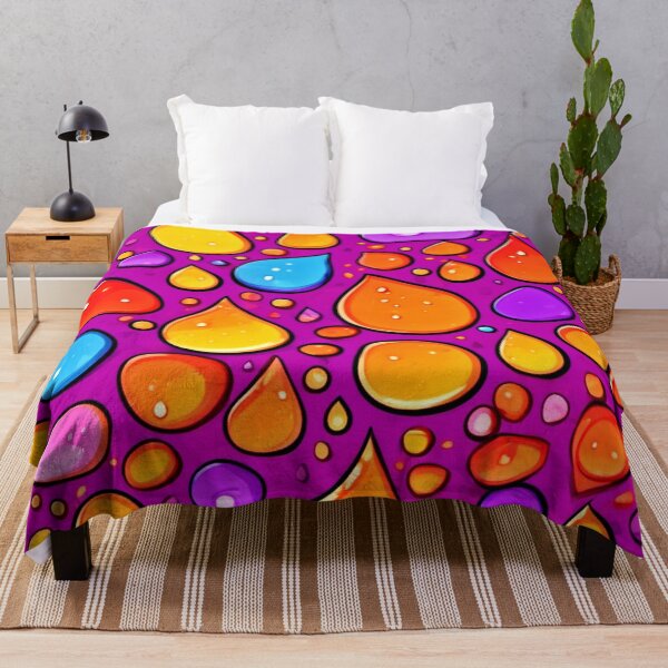 Item preview, Colorful Raindrop Pattern Art designed and sold by Health And Fitness Posts e-Store.