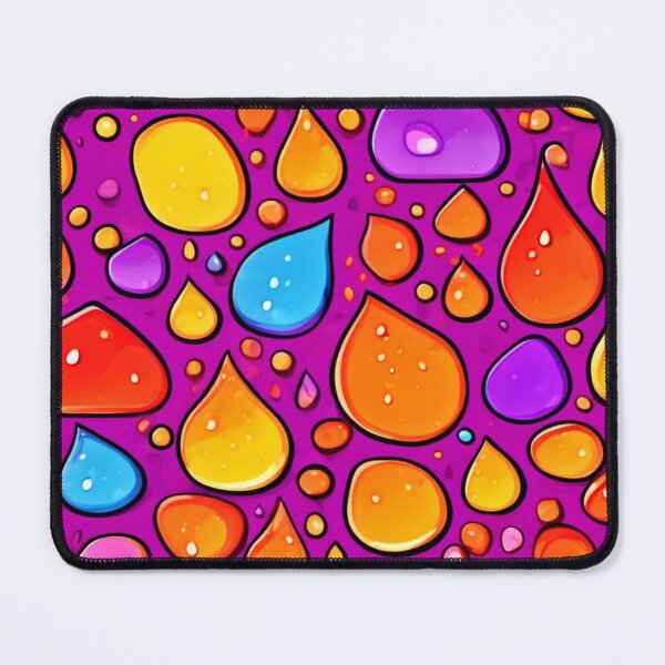 Item preview, Colorful Raindrop Pattern Art designed and sold by Health And Fitness Posts e-Store.