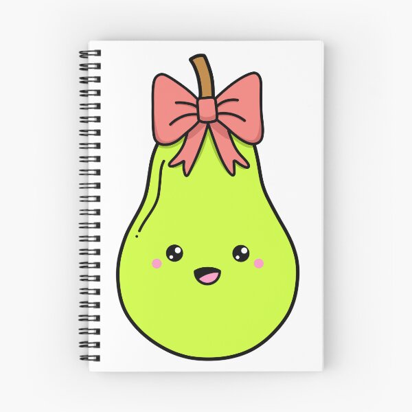 Item preview, Happy Pear, Cute Pear with Bow designed and sold by PanyaCreative.