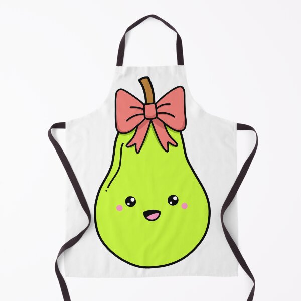 Item preview, Happy Pear, Cute Pear with Bow designed and sold by PanyaCreative.