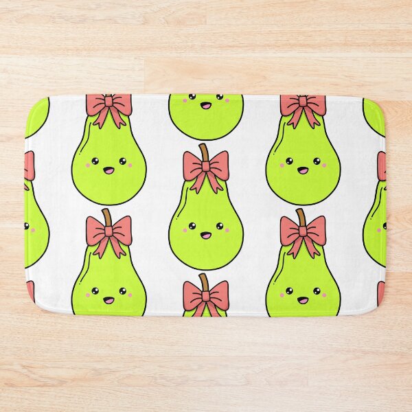 Item preview, Happy Pear, Cute Pear with Bow designed and sold by PanyaCreative.