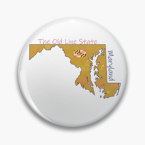 Item preview, State Icons Maryland designed and sold by Hex3Gone.