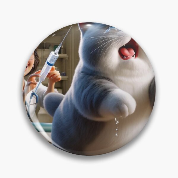 Item preview, Cats are afraid of vaccinations designed and sold by Catsmoment.