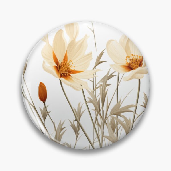 Item preview,  Design a figure of a majestic and simple wildflower from Central America that appears to be made of soft, velvety textures on a white background. designed and sold by SBD-Shop.