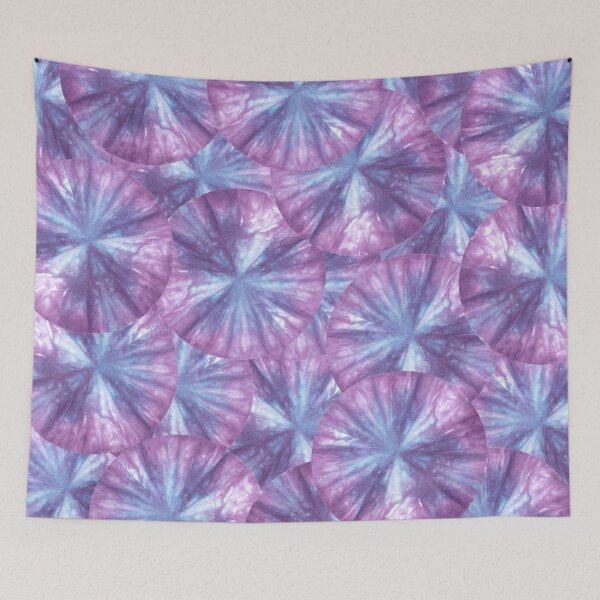 Item preview, Shibori Paper Collage Purples designed and sold by Nina May Designs.