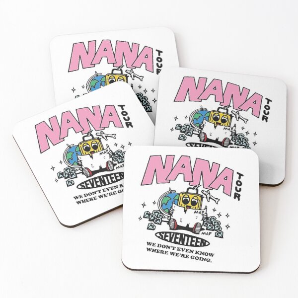 Item preview, Seventeen kpop NANA TOUR logo cute  designed and sold by Kpop-Noona.