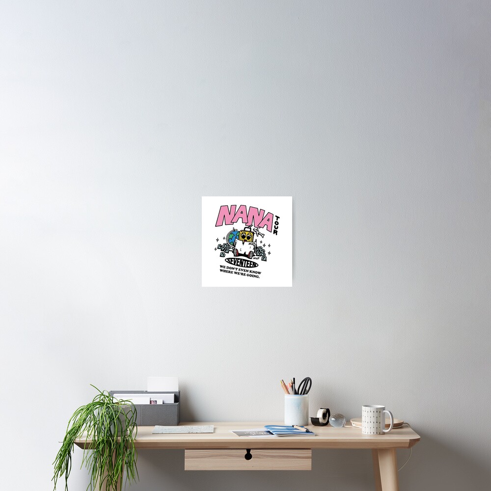 Seventeen kpop NANA TOUR logo cute 