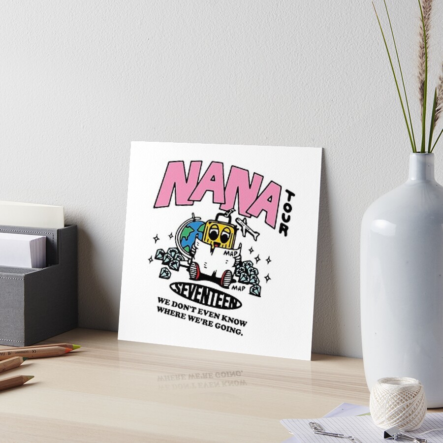 Seventeen kpop NANA TOUR logo cute 