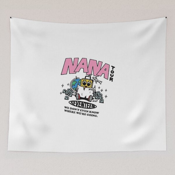 Item preview, Seventeen kpop NANA TOUR logo cute  designed and sold by Kpop-Noona.