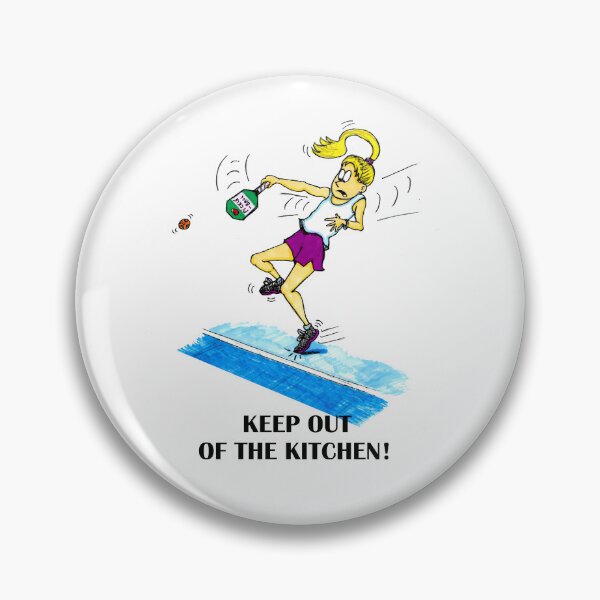 Item preview, Pickleball - keep out of the kitchen designed and sold by dizzycatbiz.