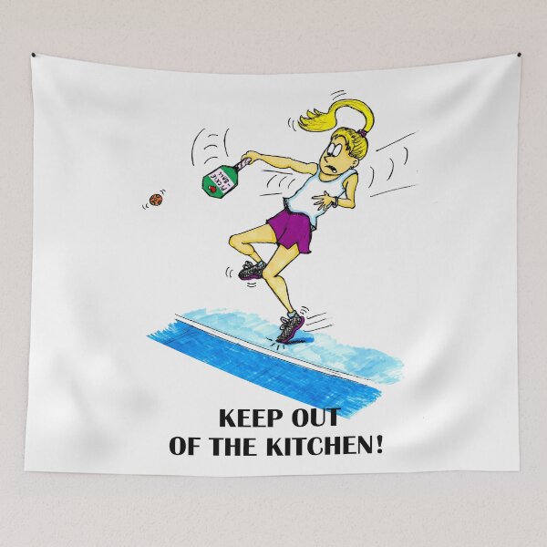 Item preview, Pickleball - keep out of the kitchen designed and sold by dizzycatbiz.