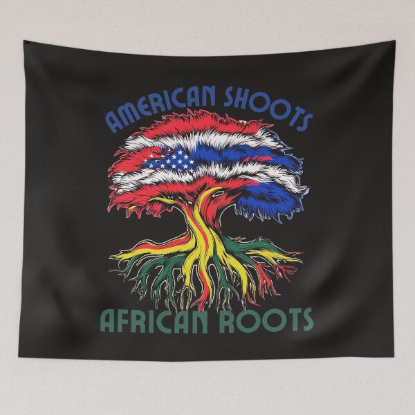 Item preview, American Shoots, African Roots: Celebrating Heritage and Unity  designed and sold by elynne9.