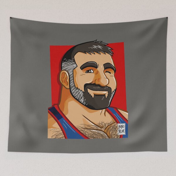 Item preview, SERKAN LIKES BOBO BEAR - PORTRAIT designed and sold by bobobear.
