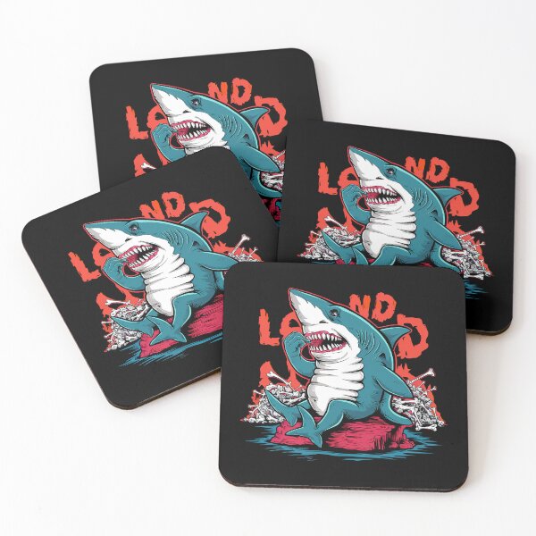Item preview, Lunch Break Funny Shark T-Shirt designed and sold by Witty Shirts.