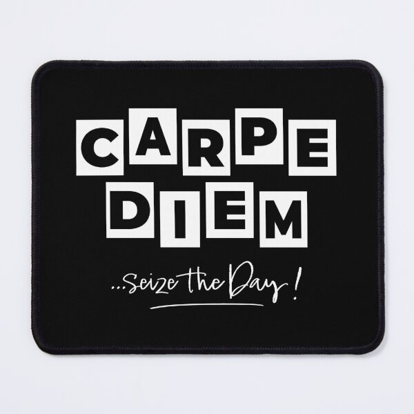 Item preview, Carpe Diem en blanco designed and sold by CUBATSHIRT.