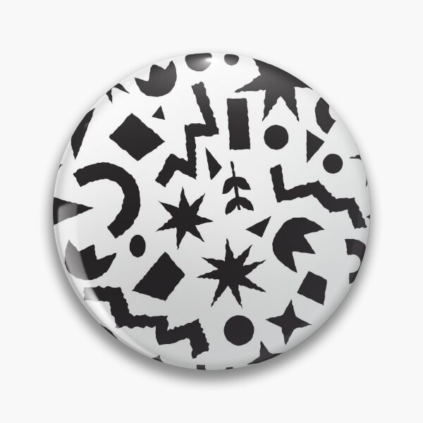 Item preview, Black and White 80's Abstract Pattern designed and sold by Monotone Screaming.