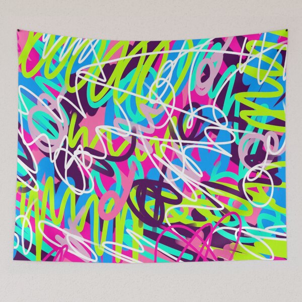 Item preview, Joyful Colors Abstract Painting  designed and sold by DanielleGensler.