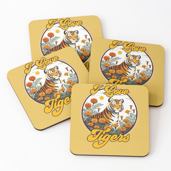 Item preview, I Love Tigers designed and sold by FrictionMaxxing.