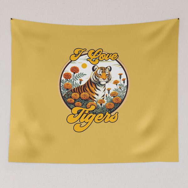 Item preview, I Love Tigers designed and sold by FrictionMaxxing.