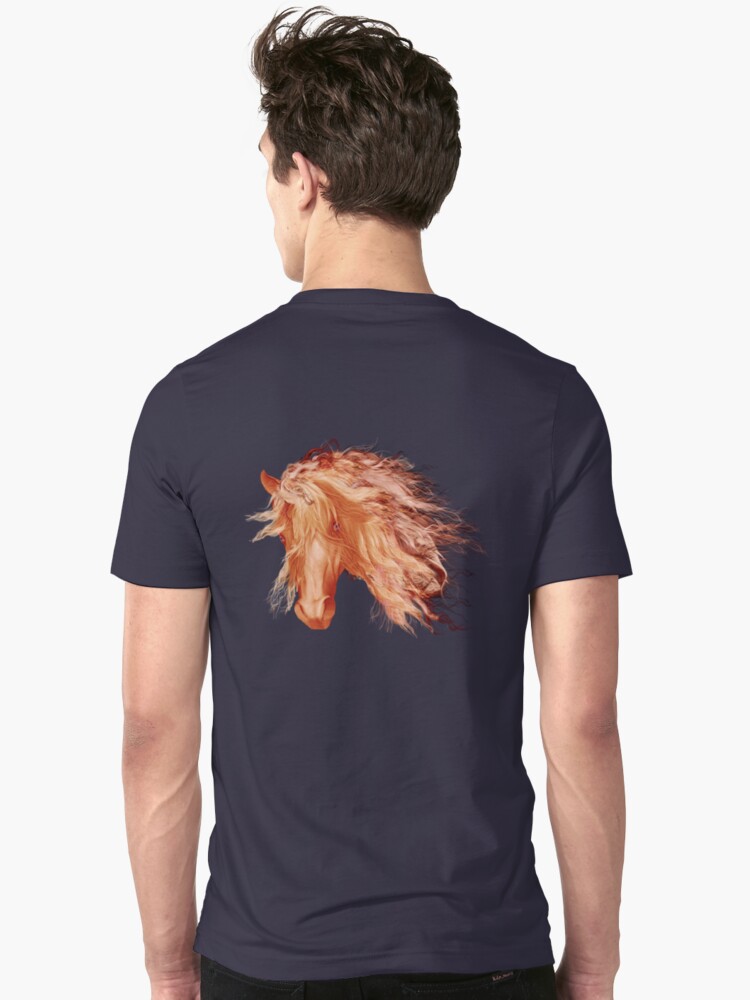 Alternate view of A horse called Copper Slim Fit T-Shirt