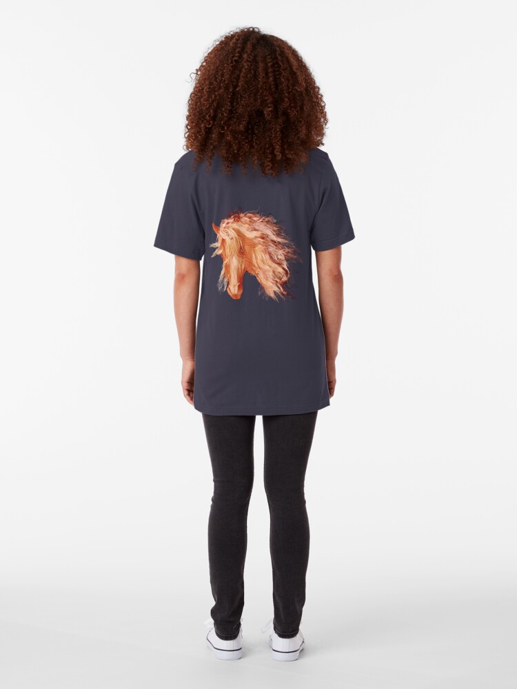 Alternate view of A horse called Copper Slim Fit T-Shirt
